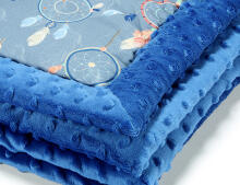 La Millou Art. 83430 Infart Blanket Dream Catcher Electric Blue Augstākās kvalitātes divpusēja sedziņa (65x75 cm) 