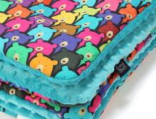 La Millou Art. 83461 Toddler Blanket Jelly Bears Teal