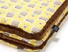 La Millou Art. 83469 Toddler Blanket Lion Lion Caramel Augstākās kvalitātes divpusēja sedziņa (80x100 cm) 