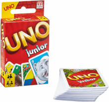Mattel Uno Junior Art.GKF04 Оригинальная настольная игра - карты Уно