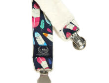 La Millou Art. 84438 Double Pacifier Hander Indian Plume&Ecru