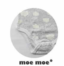 MoeMoe Art.7051 Детский бодик с коротким рукавом из хлопка [62-86]