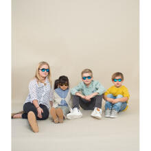Shadez Designer Polka Sunflower Black Junior Art.SHZ49 Sunglasses 3-7 years