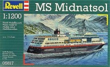 Revell 05817 MS Midnatsol 1/1200 Сборная модель Круизный лайнер MS Midnatsol (Hurtigruten)