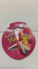 Disney Princess Flashing Hair Clips - Flashing Cinderella Hair Clip