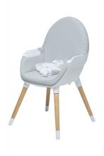 Britton Fika Art.B2131 Light Grey/Natural Legs  Söögitool