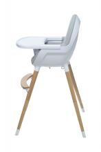 Britton Fika Art.B2131 Light Grey/Natural Legs  Söögitool